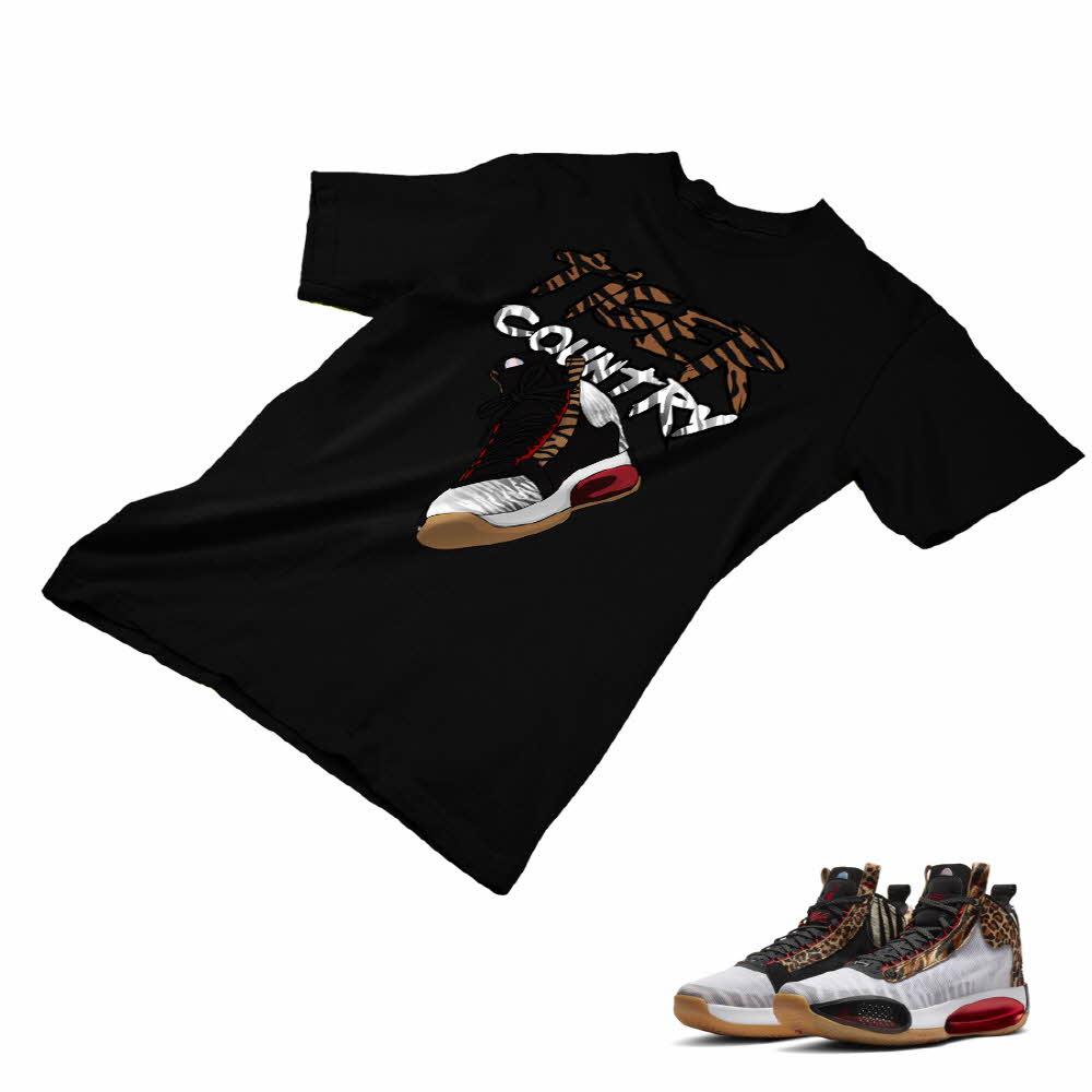 Jordan 34 Zoo Matching Custom Designed T shirt JD 34-4-20 - Jd34-4-20b