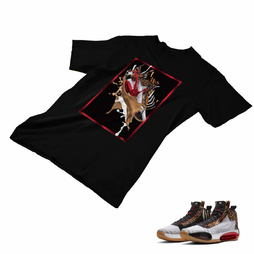 Jordan 34 Zoo Matching Custom Designed T shirt JD 34-4-28 - Jd34-4-28b