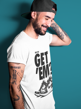 Load image into Gallery viewer, Did You Get Em-T-Shirt - Air Jordan 1 Black White - air-jordan-1-black-white-sneaker-match-tees-did-you-get-em-white-shirt-3
