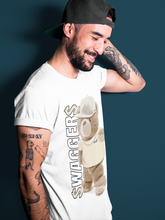 Load image into Gallery viewer, Bear Swaggers T-Shirt - Air Jordan 4 X OFF-WHITE Sail - air-jordan-4-off-white-sail-sneaker-match-tees-bear-swaggers-white-shirt-3
