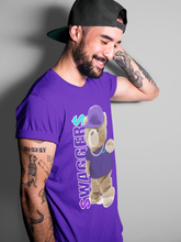 Load image into Gallery viewer, Bear Swaggers T-Shirt - Air Jordan 5 Purple Grape - air-jordan-5-alternative-purple-grape-sneaker-match-tees-bear-swaggers-purple-t-shirt-3
