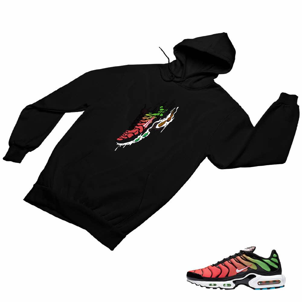 Air Max Plus Worldwide Matching Custom Designed Hoodies AMP 1-9-18 - amp1-9-H-18b