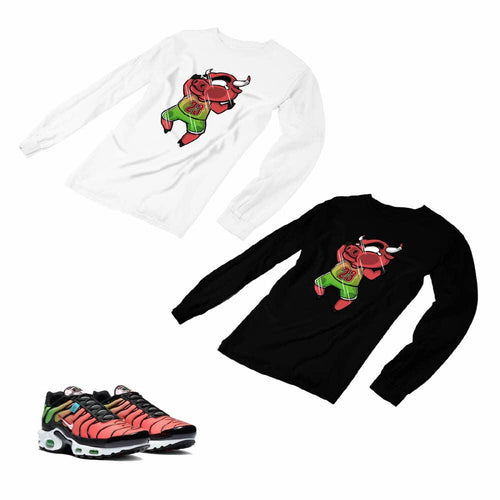 Air Max Plus Worldwide Matching Custom Designed Long Sleeve T shirt AMP 1-9-11 - amp1-9-L-11