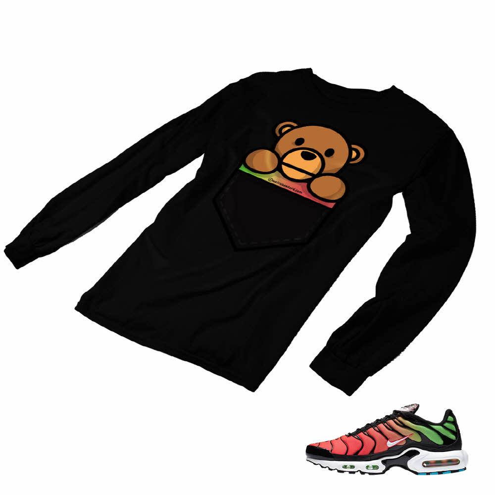 Air Max Plus Worldwide Matching Custom Designed Long Sleeve T shirt AMP 1-9-13 - amp1-9-L-13b