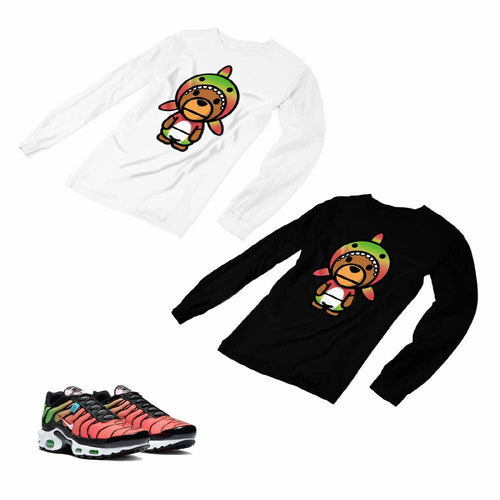 Air Max Plus Worldwide Matching Custom Designed Long Sleeve T shirt AMP 1-9-14 - amp1-9-L-14