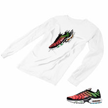 Load image into Gallery viewer, Air Max Plus Worldwide Matching Custom Designed Long Sleeve T shirt AMP 1-9-18 - amp1-9-L-18a
