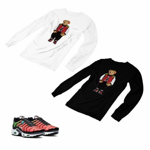 Air Max Plus Worldwide Matching Custom Designed Long Sleeve T shirt AMP 1-9-1 - amp1-9-L-1