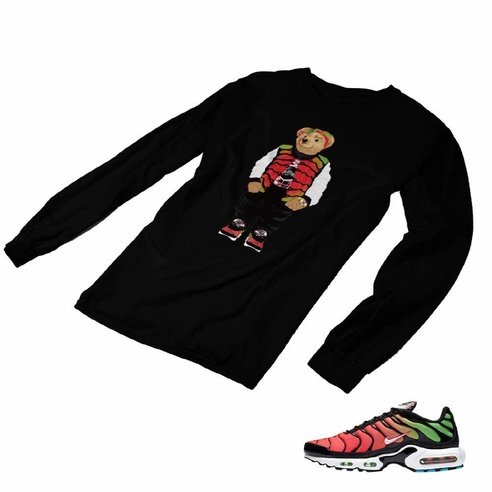 Air Max Plus Worldwide Matching Custom Designed Long Sleeve T shirt AMP 1-9-1 - amp1-9-L-1b