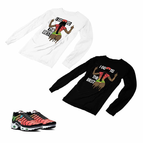 Air Max Plus Worldwide Matching Custom Designed Long Sleeve T shirt AMP 1-9-21 - amp1-9-L-21