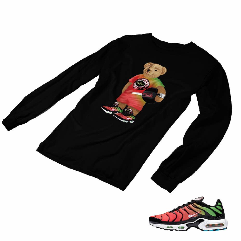 Air Max Plus Worldwide Matching Custom Designed Long Sleeve T shirt AMP 1-9-3 - amp1-9-L-3b
