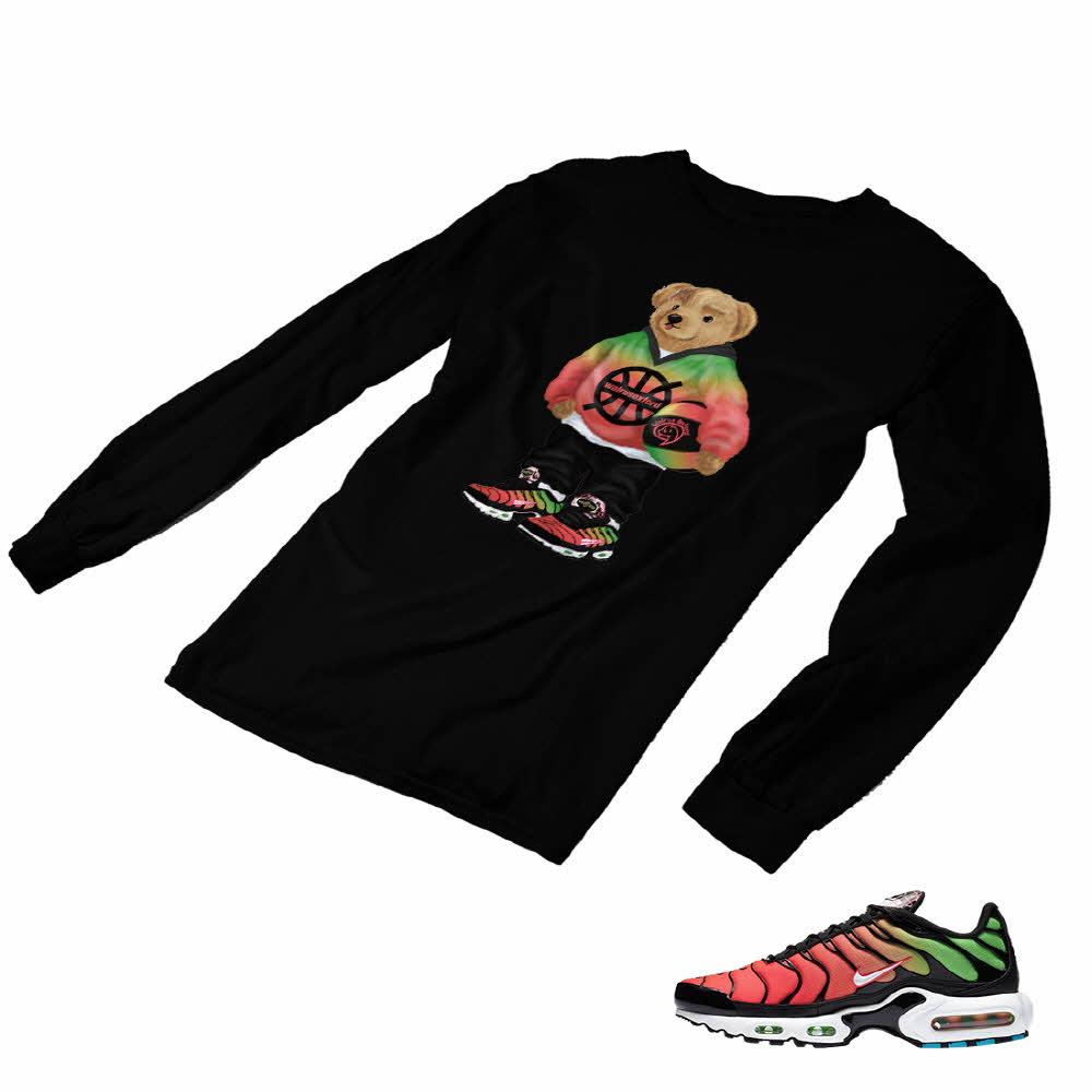 Air Max Plus Worldwide Matching Custom Designed Long Sleeve T shirt AMP 1-9-4 - amp1-9-L-4b