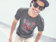 Load image into Gallery viewer, AJ3 Elephant Cool Grey T-Shirt - Air Jordan 3 Black Cement - black-cement-air-jordan-3-sneaker-release-tees-aj-3-elephant-tee-cool-grey-3
