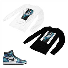 Load image into Gallery viewer, Jordan 1 Tie-Dye Matching Custom Designed Long Sleeve T shirt JD 1-69-19 - jd1-69-L-19
