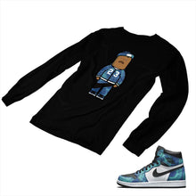 Load image into Gallery viewer, Jordan 1 Tie-Dye Matching Custom Designed Long Sleeve T shirt JD 1-69-2 - jd1-69-L-2b
