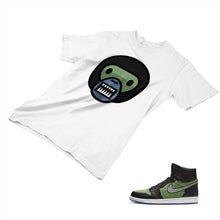 Load image into Gallery viewer, Jordan 1 Black Green Matching Custom Designed T shirt JD 1-70-10 - jd1-70-10a
