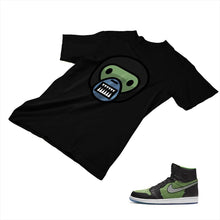 Load image into Gallery viewer, Jordan 1 Black Green Matching Custom Designed T shirt JD 1-70-10 - jd1-70-10b
