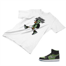 Load image into Gallery viewer, Jordan 1 Black Green Matching Custom Designed T shirt JD 1-70-13 - jd1-70-13a
