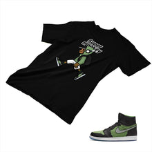 Load image into Gallery viewer, Jordan 1 Black Green Matching Custom Designed T shirt JD 1-70-13 - jd1-70-13b
