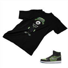 Load image into Gallery viewer, Jordan 1 Black Green Matching Custom Designed T shirt JD 1-70-1 - jd1-70-1b
