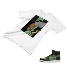 Load image into Gallery viewer, Jordan 1 Black Green Matching Custom Designed T shirt JD 1-70-3 - jd1-70-3a
