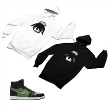 Load image into Gallery viewer, Jordan 1 Black Green Matching Custom Designed Hoodies JD 1-70-11 - jd1-70-H-11
