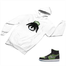 Load image into Gallery viewer, Jordan 1 Black Green Matching Custom Designed Hoodies JD 1-70-11 - jd1-70-H-11a
