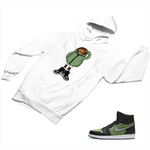 Load image into Gallery viewer, Jordan 1 Black Green Matching Custom Designed Hoodies JD 1-70-12 - jd1-70-H-12a
