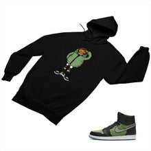 Load image into Gallery viewer, Jordan 1 Black Green Matching Custom Designed Hoodies JD 1-70-12 - jd1-70-H-12b
