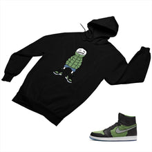 Load image into Gallery viewer, Jordan 1 Black Green Matching Custom Designed Hoodies JD 1-70-14 - jd1-70-H-14b
