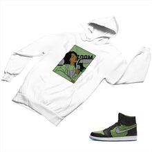 Load image into Gallery viewer, Jordan 1 Black Green Matching Custom Designed Hoodies JD 1-70-2 - jd1-70-H-2a
