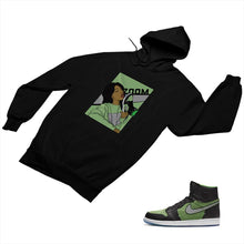 Load image into Gallery viewer, Jordan 1 Black Green Matching Custom Designed Hoodies JD 1-70-2 - jd1-70-H-2b

