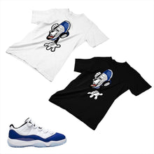 Load image into Gallery viewer, Jordan 11 Concord Matching Custom Designed T shirt JD 11-5-6-10 - jd11-5-6-10

