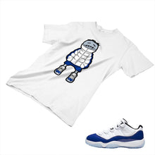 Load image into Gallery viewer, Jordan 11 Concord Matching Custom Designed T shirt JD 11-5-6-11 - jd11-5-6-11a
