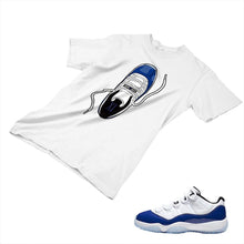 Load image into Gallery viewer, Jordan 11 Concord Matching Custom Designed T shirt JD 11-5-6-12 - jd11-5-6-12a
