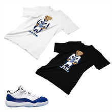 Load image into Gallery viewer, Jordan 11 Concord Matching Custom Designed T shirt JD 11-5-6-13 - jd11-5-6-13
