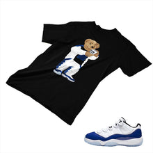 Load image into Gallery viewer, Jordan 11 Concord Matching Custom Designed T shirt JD 11-5-6-15 - jd11-5-6-15b
