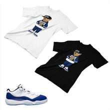 Load image into Gallery viewer, Jordan 11 Concord Matching Custom Designed T shirt JD 11-5-6-19 - jd11-5-6-19
