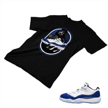 Load image into Gallery viewer, Jordan 11 Concord Matching Custom Designed T shirt JD 11-5-6-25 - jd11-5-6-25b
