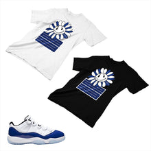 Load image into Gallery viewer, Jordan 11 Concord Matching Custom Designed T shirt JD 11-5-6-26 - jd11-5-6-26
