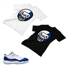 Load image into Gallery viewer, Jordan 11 Concord Matching Custom Designed T shirt JD 11-5-6-2 - jd11-5-6-2
