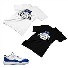 Load image into Gallery viewer, Jordan 11 Concord Matching Custom Designed T shirt JD 11-5-6-3 - jd11-5-6-3
