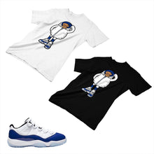 Load image into Gallery viewer, Jordan 11 Concord Matching Custom Designed T shirt JD 11-5-6-5 - jd11-5-6-5
