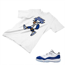 Load image into Gallery viewer, Jordan 11 Concord Matching Custom Designed T shirt JD 11-5-6-7 - jd11-5-6-7a
