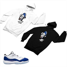 Load image into Gallery viewer, Jordan 11 Concord Matching Custom Designed Hoodies JD 11-5-6-10 - jd11-5-6-H-10
