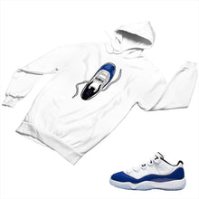 Load image into Gallery viewer, Jordan 11 Concord Matching Custom Designed Hoodies JD 11-5-6-12 - jd11-5-6-H-12a
