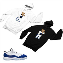 Load image into Gallery viewer, Jordan 11 Concord Matching Custom Designed Hoodies JD 11-5-6-15 - jd11-5-6-H-15
