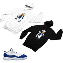 Load image into Gallery viewer, Jordan 11 Concord Matching Custom Designed Hoodies JD 11-5-6-17 - jd11-5-6-H-17
