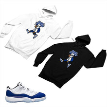 Load image into Gallery viewer, Jordan 11 Concord Matching Custom Designed Hoodies JD 11-5-6-7 - jd11-5-6-H-7
