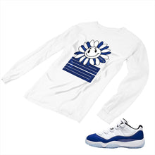 Load image into Gallery viewer, Jordan 11 Concord Matching Custom Long Sleeve T shirt JD 11-5-6-26 - jd11-5-6-L-26a
