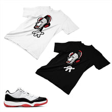 Load image into Gallery viewer, Jordan 11 White Bred Matching Custom Designed T shirt JD 11-5-7-14 - jd11-5-7-14
